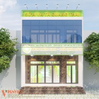 Thiết kế cửa hàng sữa và tã Quang Thái