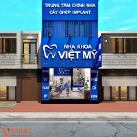 Thiết kế phòng khám nha khoa Việt Mỹ - Hiện đại và sang trọng
