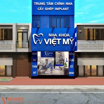 Thiết kế phòng khám nha khoa Việt Mỹ - Hiện đại và sang trọng