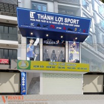 Mẫu thiết kế shop thể thao Thắng Lợi Hiện Đại, Năng Động