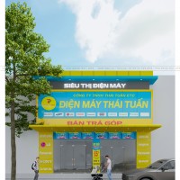 Giải pháp thiết kế cửa hàng điện máy Thái Tuấn kết hợp nhà ở - Sơn La