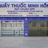 Thiết kế nhà thuốc Minh Hồng chuẩn GPP – Hà Nội
