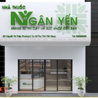 Thiết kế nhà thuốc Ngân Yến hiện đại – Đồng Tháp