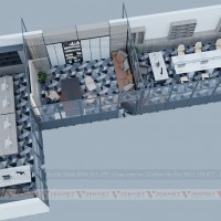 Dự án thiết kế văn phòng anh Nam – 84m2 – Hà Nội