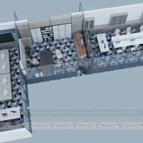 Dự án thiết kế văn phòng anh Nam – 84m2 – Hà Nội