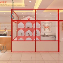 Tạo sự nhất quán cho chuỗi cửa hàng thông qua thiết kế phòng khám thú y Audi Pet – Lạc Long Quân