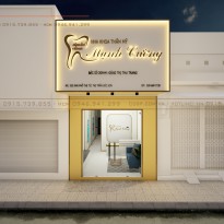 Thiết kế phòng khám nha khoa thẩm mỹ Mạnh Cường - Kiên Giang