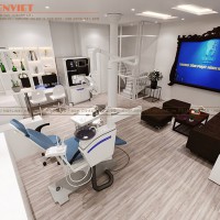 Giải pháp thiết kế phòng khám nha khoa Tiến Đạt diện tích nhỏ – Hà Nội