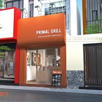 Thiết kế quán ăn nhanh Primal Grill 21m2 – Thành phố Hồ Chí Minh