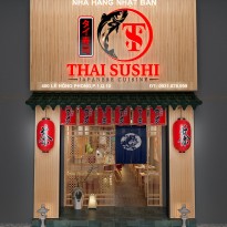 Thiết kế nhà hàng Thái Sushi đậm chất Nhật Bản – Thành phố Hồ Chí Minh