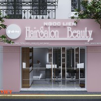 Thiết kế salon tóc Ngọc Liên 25m2 thời thượng – Hà Nam
