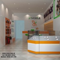 Thiết kế shop điện thoại di động XTmobile – 24m2