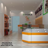 Thiết kế shop điện thoại di động XTmobile – 24m2