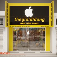 Thiết kế shop điện thoại ấn tượng Mạnh Trình Mobile – Bắc Giang