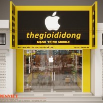 Thiết kế shop điện thoại ấn tượng Mạnh Trình Mobile – Bắc Giang