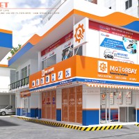 Cải tạo, thiết kế trung tâm bảo dưỡng, sửa chữa xe máy Motorbay