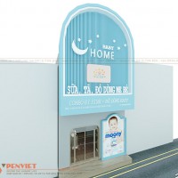 Thiết kế shop mẹ và bé Mẹ Sữa 40m2 nhẹ nhàng, tinh tế - Bình Dương