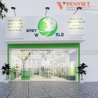 Thiết kế shop mẹ và bé Baby World 33m2 – Phú Yên