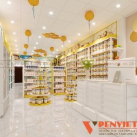 Tạo sự ấn tượng cho thiết kế shop mẹ và bé Bee Milk 50m2 – Hà Nội