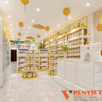 Tạo sự ấn tượng cho thiết kế shop mẹ và bé Bee Milk 50m2 – Hà Nội