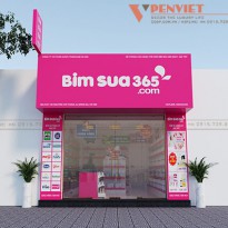 Thiết kế shop mẹ và bé Bimsua365.com – Hà Nội