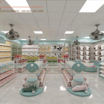 Gợi ý mẫu thiết kế shop mẹ và bé ngọt ngào, dễ thương tại Hà Tĩnh