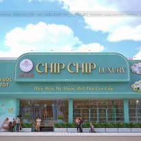 Khẳng định thương hiệu nhờ mẫu thiết kế shop mẹ và bé Chip Chip Luxury – Bình Thạnh – Thành phố Hồ Chí Minh