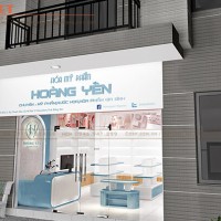 Sự nhẹ nhàng, tinh tế trong thiết kế shop mỹ phẩm Hoàng Yến 25m2 – Đồng Nai