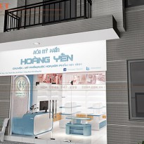 Sự nhẹ nhàng, tinh tế trong thiết kế shop mỹ phẩm Hoàng Yến 25m2 – Đồng Nai