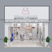 Thiết kế cửa hàng thời trang Quỳnh Fashion