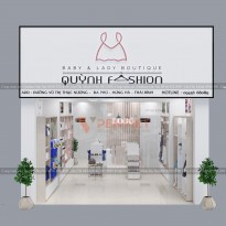 Thiết kế cửa hàng thời trang Quỳnh Fashion