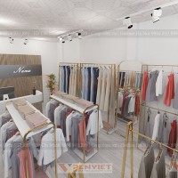Thiết kế cửa hàng thời trang của Mr Vũ tại Đồng Nai