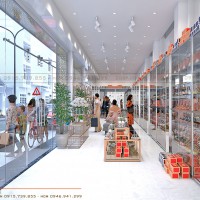 Nâng cấp hình ảnh với thiết kế cửa hàng giày dép Phương Dung – Long An