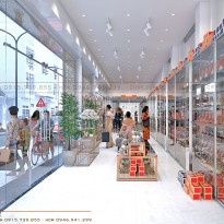 Nâng cấp hình ảnh với thiết kế cửa hàng giày dép Phương Dung – Long An