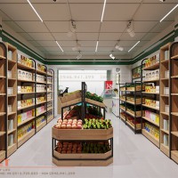 Dự án Thiết kế siêu thị mini HM Hà Thành - 30m2 - Sài Gòn