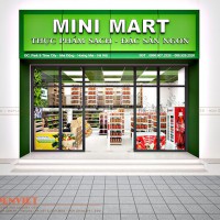 Lột xác hoàn toàn với thiết kế siêu thị mini AT Mart – 120m2 – Hà Nội