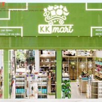 Lột xác ấn tượng với ý tưởng thiết kế siêu thị mini KK Mart 74m2 – Quảng Ninh