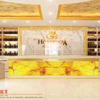 Tạo dựng tổ hợp dịch vụ cao cấp nhờ thiết kế spa kết hợp phòng khám Hoàng Gia Diamond