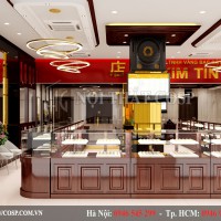 Thiết kế tiệm vàng Kim Tín chị Vy - Bạc Liêu