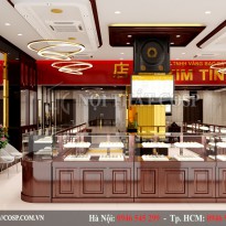 Thiết kế tiệm vàng Kim Tín chị Vy - Bạc Liêu