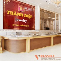 Thiết kế tiệm vàng Thành Diệp phong cách Tân Cổ Điển sang trọng – Thanh Hóa