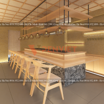 Thiết kế nhà hàng Hàn Quốc tại 629 Kim Mã