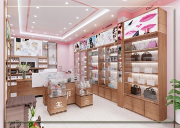 Thiết kế shop mỹ phẩm