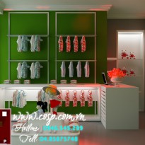 Thiết kế cửa hàng thời trang trẻ em Tom Bee Kisd - Thái Thịnh 