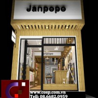 Thiết kế cửa hàng thời trang Janpopo - Quận 3