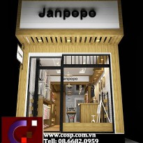 Thiết kế cửa hàng thời trang Janpopo - Quận 3