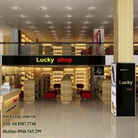Thiết kế và thi công siêu thị mini Lucky - Bắc Ninh