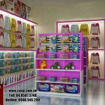 Thiết kế cửa hàng mẹ và bé Belly - Quảng Nam