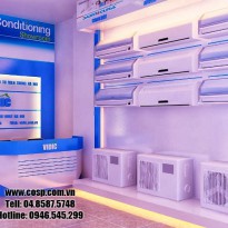 Thiết Kế - Thi Công Cửa Hàng Điều Hòa Không Khí - Đống Đa