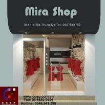 Thiết kế shop thời trang Mira -  Quận 1